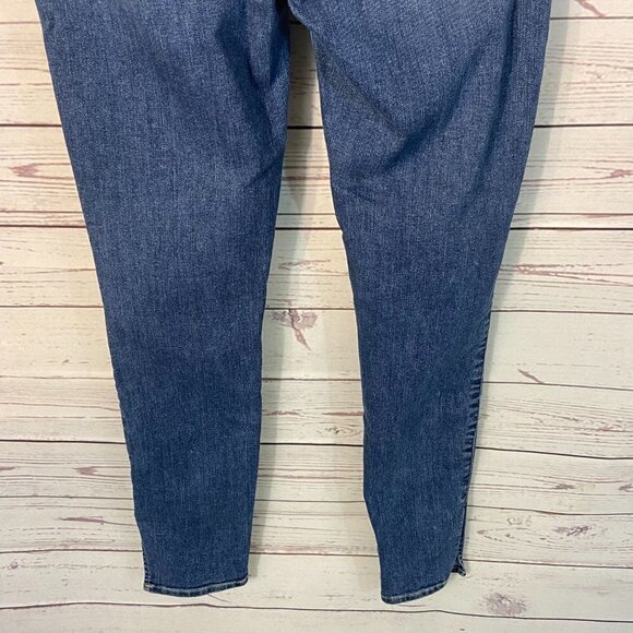 7 For All Mankind Ankle Skinny Jeans Women's Size 28 (28 x 28) Split Ankle - Picture 5 of 14